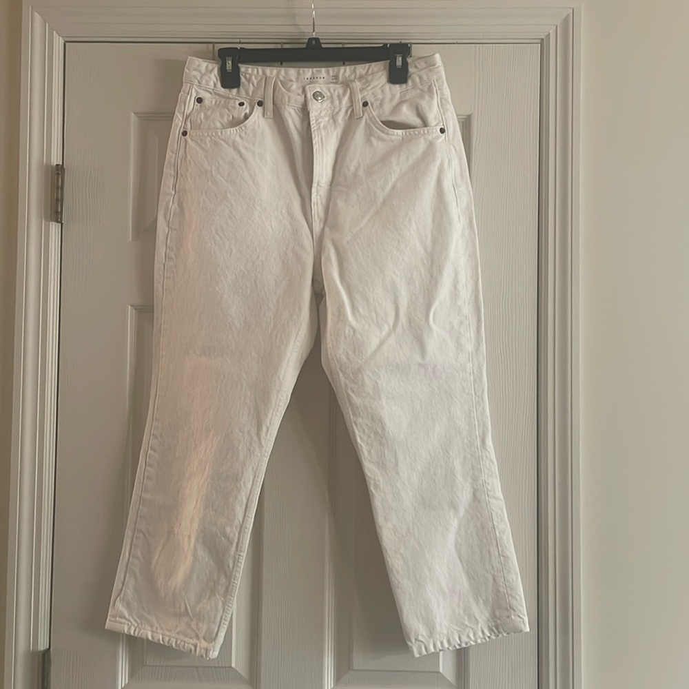 Top shop off white denim